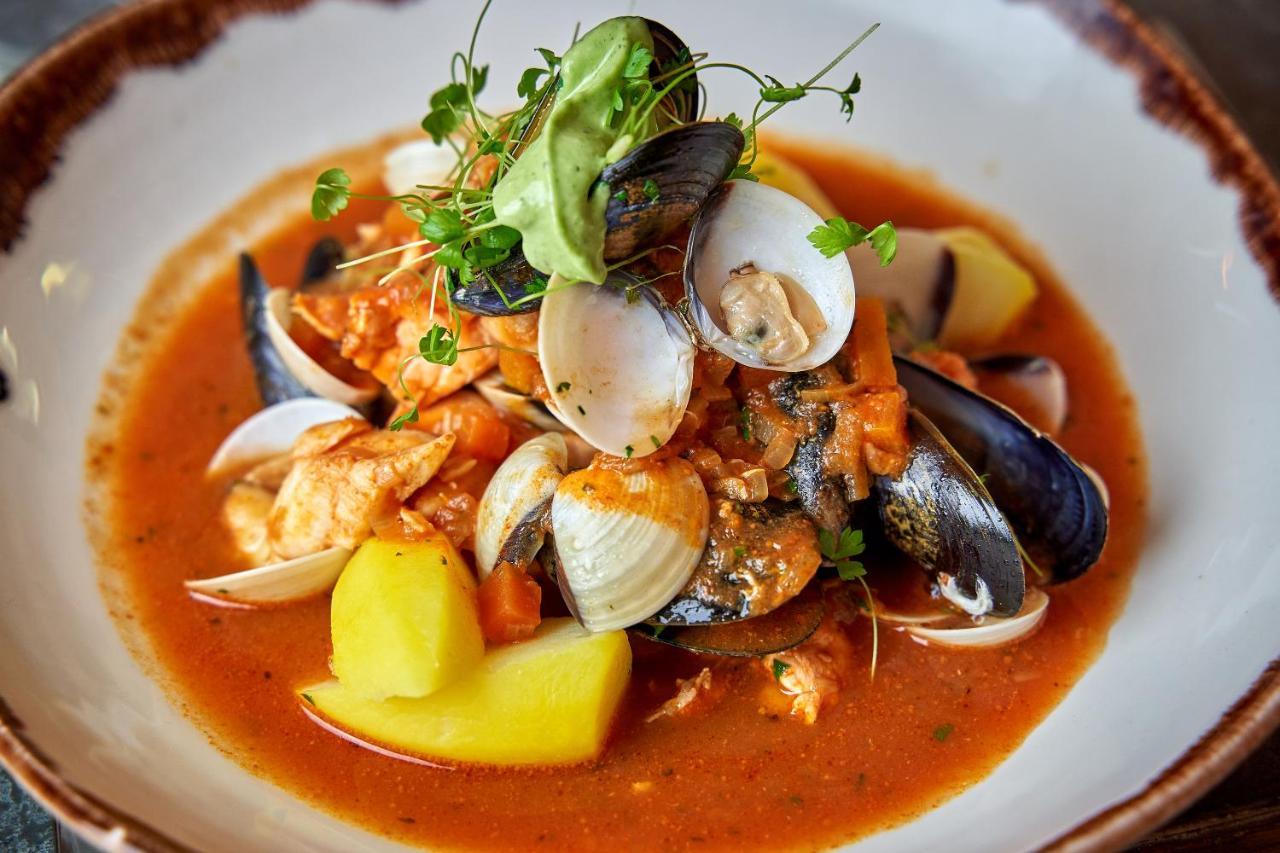 布里奇沃特 凉亭旅馆酒店 外观 照片 Clam and mussel chowder